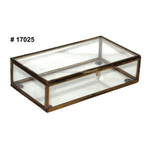 Verre Boîtes de Rangement En Métal - Product Image 1