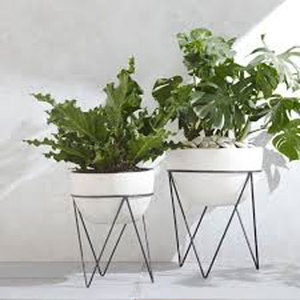Jardinera de metal galvanizado rústico Premium para decoración de exteriores - Product Image 5