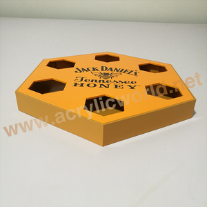 จอแสดงผลคริลิคยืนยิงแก้วไวน์ผู้ถือถาด - Product Image 4