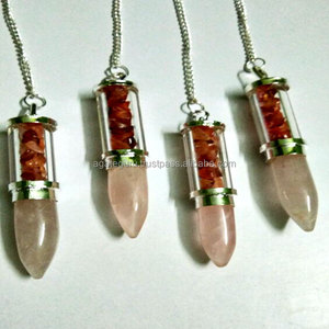 คาร์เนเลี่ยนชิปขวดหัวกระสุนลูกตุ้มธรรมชาติให้ความรู้สึก - Product Image 1