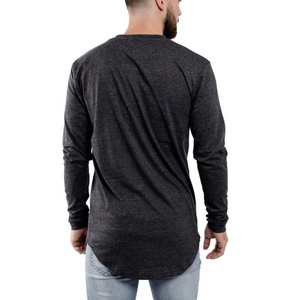 Top Quality ผู้ชายสบายๆแขนยาวผู้ชายเสื้อยืดผ้าฝ้าย100% ที่มีการพิมพ์ที่กำหนดเองเต็มแขนเสื้อยืดผู้ชาย - Product Image 6