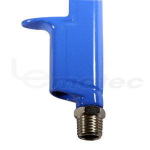 Kit de Pistola de Aire Lematec ZN-127 de 1/4 Pulgadas Azul con Boquilla Larga, Consumo de Aire de 1.54 CFM para Limpieza - Product Image 4