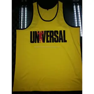 Wholesale Custom logo Men's Muscle Gym Workout Stringer Tank Tops Body building Fitness T-Shirts