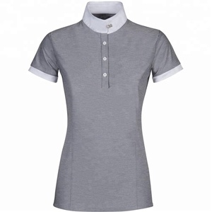 Shemax 2024 OEM Nueva moda Stretch Riding Competition Show Shirt para eventos de caballos - Product Image 1