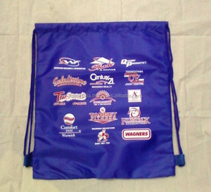 Colorful logo Printed Promotional Cheap Sport Drawstring Bag - Product Image 5