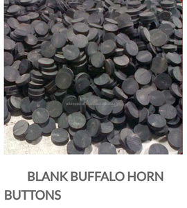 Boutons en corne de buffle véritable de haute qualité, 4 trous, ronds, 10 mm-25 mm, personnalisés, écologiques, mélange de couleurs, en vrac pour l'utilisation dans les vêtements - Product Image 2