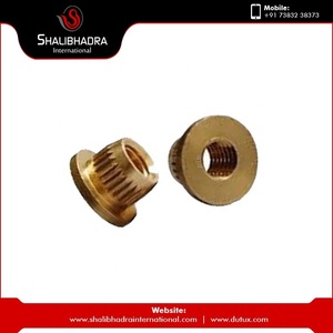 Écrou en laiton poli Fourniture en vrac Écrou d'insertion Knock-In Matériau en laiton - Product Image 5