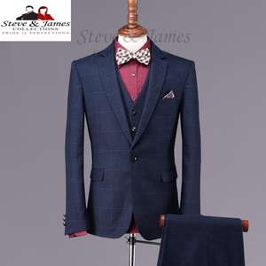 Traje de tela para hombre, de buena calidad traje masculino, mejor precio - Product Image 1