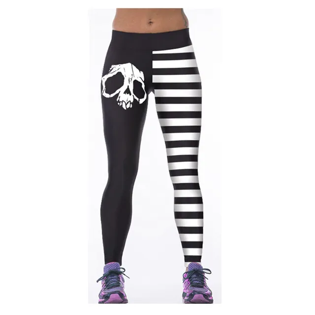 Bulk Best Price Top Quality Wholesale Skull Dry fancy Fit Yoga Pants Women Athletic fashionable Leggings