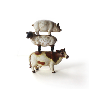 Lovely Custom Animal Statue Resin Crafts Custom Figurine Home Decoration Anime Figure Resin Gift Religious Style Garden Theme