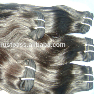Tissage de cheveux humains remy, extension de cheveux humains avec bon lien, origine indienne - Product Image 2