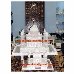 Monuments décoratifs faits à la main en marbre Taj Mahal - Product Image 1