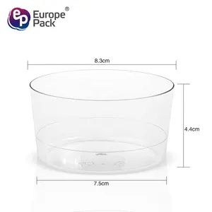 Suministros desechables para tienda de postres, vasos de <span class=keywords><strong>yogurt</strong></span> redondos de 182ml, embalaje para postres - Product Image 2