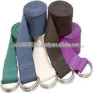 เข็มขัดสายโยคะ OEM สำหรับกีฬาและการยกน้ำหนักกำหนดสีและขนาดฉลากส่วนตัวจากอินเดีย50ชิ้น - Product Image 3