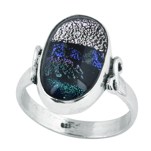 Anillo de Plata de Ley 925 con gema de cristal, joyería - Product Image 2