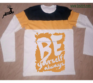 Camiseta Deportiva de Algodón para Hombre, Diseño OEM de Venta Directa de Fábrica, Manga Larga, Ajustada, Lisa, con Cuello en Color de Contraste, Ligera - Product Image 1