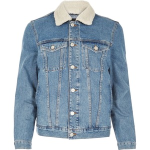 Chaqueta vaquera de manga larga para hombre - Product Image 2