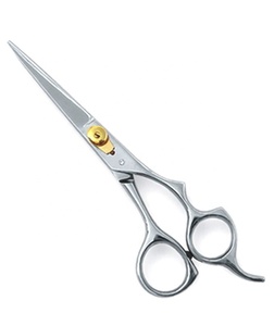 Professional Beauty <b>Barber</b> Hair Cutting Scissors <b>Set</b> Custom Finger Rest sharp Blade Salon Home Stainless Steel OEM 54-56 HRC - Product Image 1