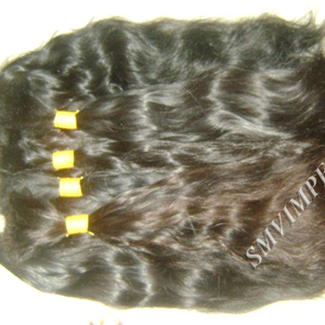 Cheveux naturels lisses 100% Remy de qualité supérieure, cheveux humains en vrac, doux - Product Image 1