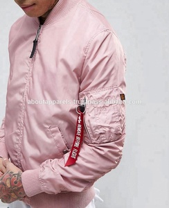 Veste bomber en satin de soie polyester respirante, ajustée, élégante, nouvelle, élégante, bon marché, personnalisée - Product Image 2