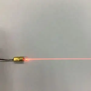 Modul Diode Garis Laser Merah Lampu Lurus Terlihat 9Mm 635Nm 5Mw untuk Modul Diode Pemosisian Robot