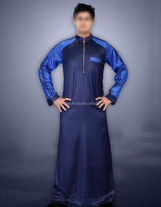 Thobe Jubba long en coton viscose pour hommes, vêtements de sport de style ethnique, taille unique pour l'été, mariages en soie, autres adultes - Product Image 1