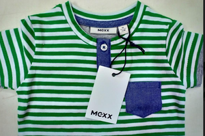T-shirt d'été décontracté pour garçon, de qualité supérieure, nouvelle marque, rayé vert et blanc, à séchage rapide, tricoté, col rond, 100% coton - Product Image 2