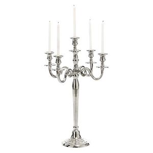 Bougeoirs antiques en métal, chandelier - Product Image 1
