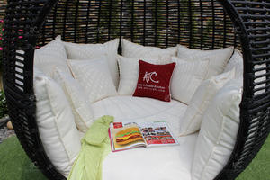 Rotin synthétique Pomme Forme Transat Pour Jardin Extérieur Piscine - Product Image 4