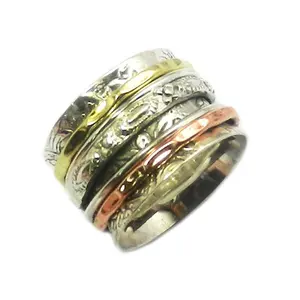 2025 Latest Fashionable Design Handmade 925 Sterling <b>Silver</b> Jewelry <b>Ring</b> Eternity Vermeil <b>Rings</b> <b>for</b> <b>Men</b> and Women Fashion - Product Image 1