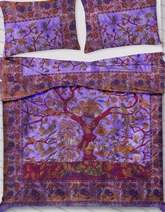Funda de edredón para almohada, tamaño Queen, Hippie, árbol étnico de la vida, funda de edredón, funda nórdica de algodón múltiple de consignadores indios - Product Image 5
