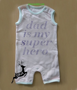 GOTS OCS Organic Cotton Blank Baby Romper Infant Newborn Bodysuit Bulk Supply OEM ODM Private Label India - Product Image 2