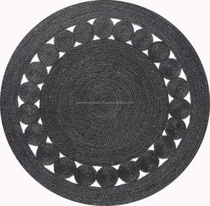 Avior fabricant indien fait à la main 100% chanvre naturel Sisal Jute tapis tapis plaine Design tressé Rectangle extérieur porte utilisation - Product Image 1