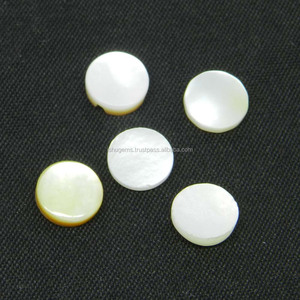 ไข่มุกธรรมชาติทรงกลมขนาด7มม. 1.11อัญมณีสีขาวหลวมสำหรับเป็นเครื่องประดับ - Product Image 1