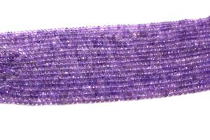 Perles rondes à facettes en améthyste rose naturelle de 13 pouces pour la fabrication de bijoux, collier et Bracelet - Product Image 2