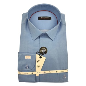 เสื้อผ้าและเครื่องแต่งกายที่สง่างามปลอกคอขนาดใหญ่ Cuffs หน้าอกกระเป๋าผลิตภัณฑ์ใหม่ผู้ชายเสื้อเชิ้ตแขนยาวลายสก๊อต - Product Image 2