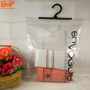 Sac à fermeture éclair en plastique avec Logo personnalisé pour vêtements, pochette à fermeture éclair pour maillots de bain - Product Image 5