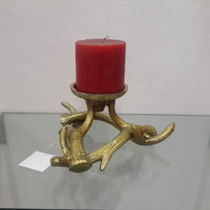 Soporte de pilar en relieve dorado - Product Image 1