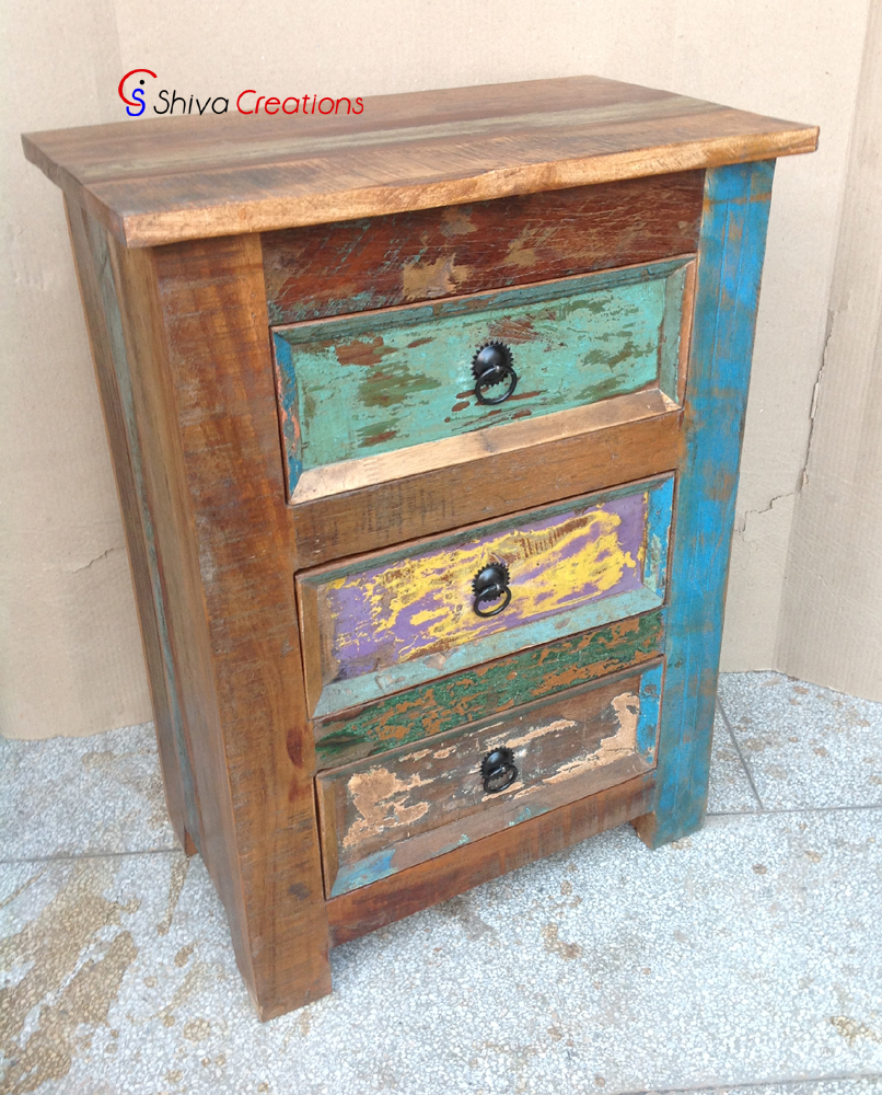 Handgemachte Reclaimed Boat Wood Nachttisch Bunte Brust möbel für Schlafzimmer Verwendung für Wohnkultur| Alibaba.com
