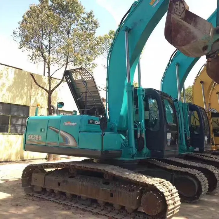 สภาพดีใช้เดิม Kobelco Sk200รถขุดเพื่อขาย