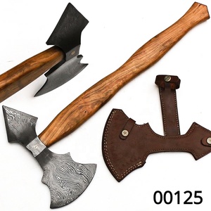 Personalizada martillo Forjado de acero de Damasco Viking Tomahawk - Product Image 6