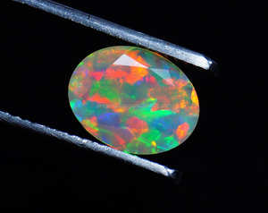 Pierre précieuse d'opale éthiopienne naturelle 10x8mm forme ovale précieuse Welo arc-en-ciel Flashy pierre d'opale éthiopienne au prix de gros - Product Image 4