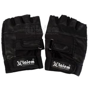 Guantes de fitness de cuero de medio dedo Accesorios de equipo de gimnasio para levantamiento de pesas - Product Image 2