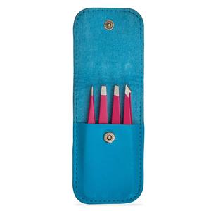Juego de Pinzas Profesionales Personalizadas de 4 Piezas para Cejas y Pestañas, Pinzas Largas y Puntiagudas con Estuche 2026, ¡EN OFERTA! - Product Image 3