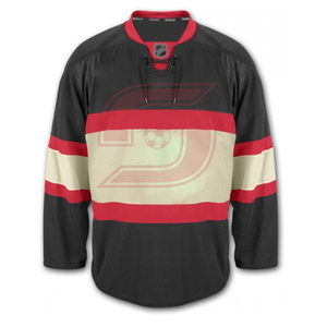 Maillots de hockey sur glace avec logo personnalisé Prix d'usine pour nom d'équipe personnalisé Vêtements de hockey sur glace parfaits - Product Image 1
