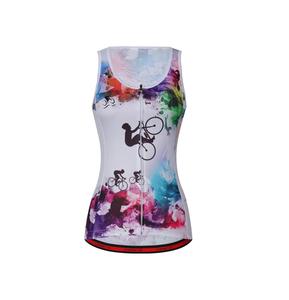 Camiseta sin mangas de poliéster para ciclismo, ropa de la mejor calidad, con sublimación completa, Anti-UV - Product Image 1