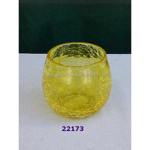 Crackle Base Tealight Candle Holder Tea Light Candle Stand para la decoración del hogar/Diwali/Gifting/Christmas/Dormitorio - Product Image 2