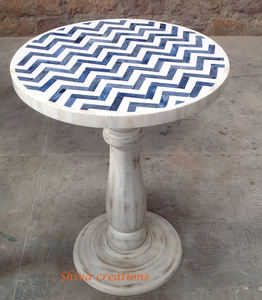 Table d'appoint de luxe en incrustation d'os pour salon et école fabricant grossiste de meubles de maison convertibles en Inde - Product Image 1