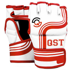 Meilleurs gants d'entraînement de combat personnalisés pour les arts martiaux MMA Grappling fabriqués au Pakistan en PVC respirant avec fermeture à boucle et crochet de haute qualité - Product Image 1