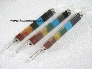 Bâton de guérison pour les chakras, forme triangulaire, vente en gros, - Product Image 2